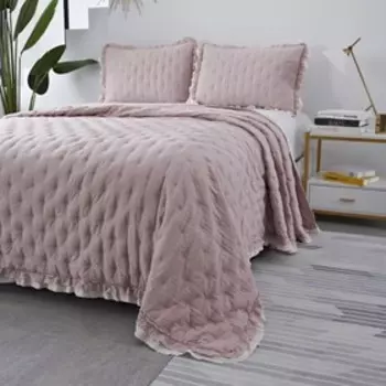 Покрывало с наволочкой «Элизабет», размер 160х220 см, 50х70 см