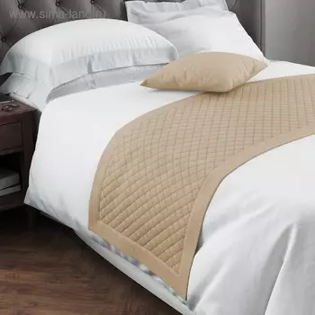 Покрывало - саше «Каспиан», размер 70 х 140 см, цвет бежевый