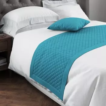 Покрывало - саше «Каспиан», размер 70 х 230 см, цвет голубой