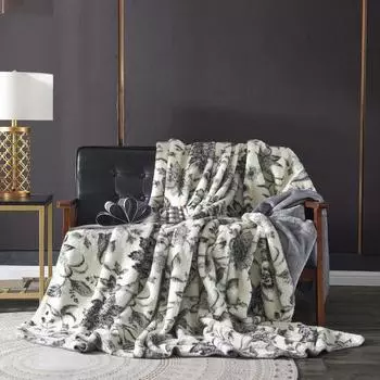 Покрывало «Сильвана», размер 220х240 см, цвет серый