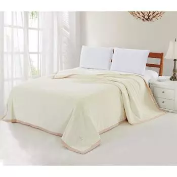 Покрывало «Стелла», размер 220х240 см, цвет молоко