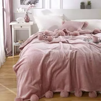 Покрывало Super Ball, размер 220х240 см, цвет пудровый