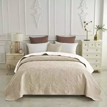 Покрывало «Вивальди», размер 160х220 см, цвет бежевый