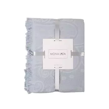 Покрывало вафельное Twist blue, размер 150x200 см