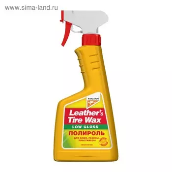 Полироль матовый Leather & Tire Wax Low Gloss, 500мл