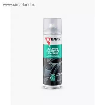 Полироль панели KERRY, 650 мл, аэрозоль, Лимон, мягкий блеск