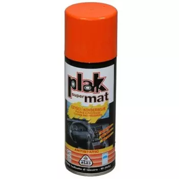 Полироль пластика Plak atas суперМат, клубника, аэрозоль, 200 мл