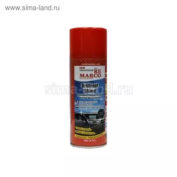 Полироль салона RE MARCO, 400 мл, аэрозоль, персик