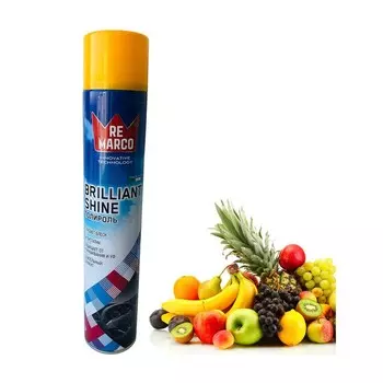Полироль салона RE MARCO Brilliant Shine, 750 мл, аэрозоль, тутти-фрутти