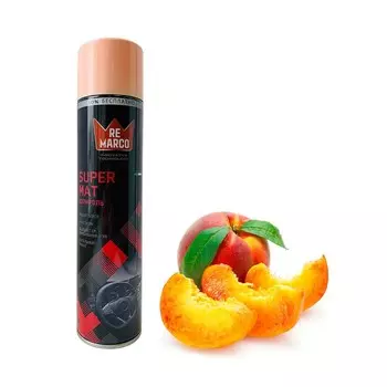 Полироль салона RE MARCO Super Mat, 400 мл, аэрозоль, персик