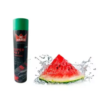 Полироль салона RE MARCO Super Mat, 400 мл, аэрозоль, арбуз
