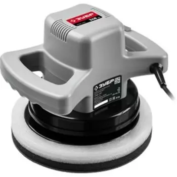 Полировальная машина «ЗУБР» ЗПМ-240, 2 полировальные насадки, 3200 об/мин, 240 мм, 140 Вт