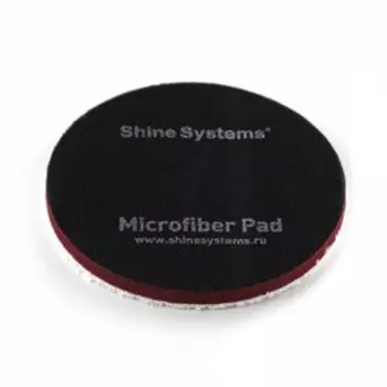 Полировальный круг Shine Systems Microfiber Pad, микрофибра, 155 мм
