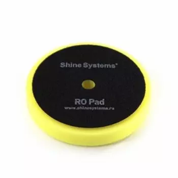 Полировальный круг Shine Systems RO Foam Pad Yellow, полутвердый, желтый, 130 мм