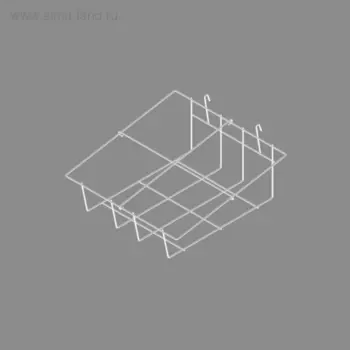 Полка 4 отделения для колготок(с) (комплект), цвет белый
