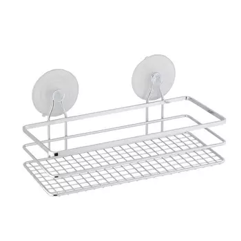 Полка Axentia Cassandra одноярусная, прямая, на 2 ух присосках, 25х11,5, высота 10 см