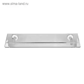 Полка Calipso, матовое стекло, латунь