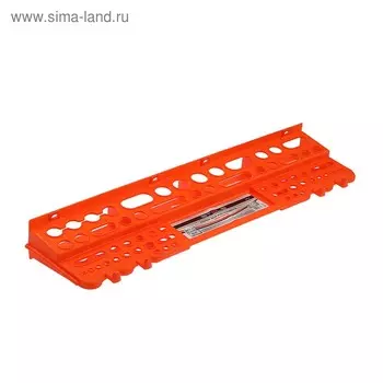 Полка для инструмента Stels 90715, 625 мм, оранжевая, полипропилен