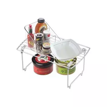 Полка для кухни BARKLY, складная, серебристая