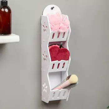 Полка для ванной комнаты, 11943 мм, цвет белый