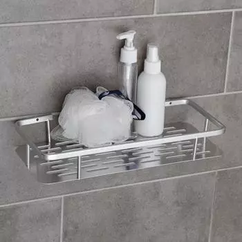 Полка для ванной комнаты, 31.5135 см, алюминий