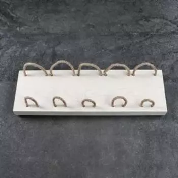 Полка для вина "Манхэттен", светлая, 59×19×4 см