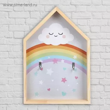Полка домик "Облачко" 18,6 х 27,8