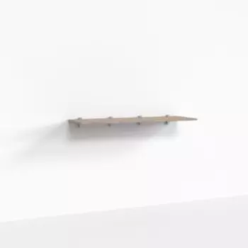 Полка Г-ШН-2-4, 1200х404х16х97 мм, дуб сонома светлый, капучино