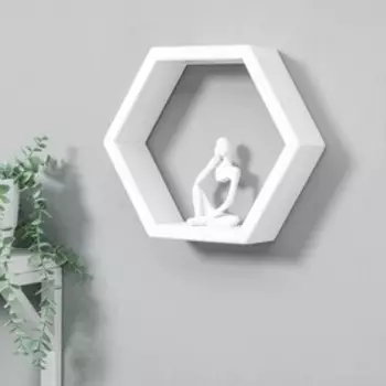 Полка «Хоннинг», 350 350, белая