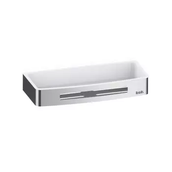 Полка IDDIS Optima Home SHE10SPi44, 301х129х47 мм, хром, полир., нержавеющая сталь