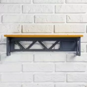 Полка Лофт, 491414 см, желтая