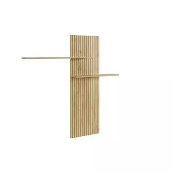 Полка настенная «Моди», 1229(1325)1661334 мм, цвет дуб крафт золотой