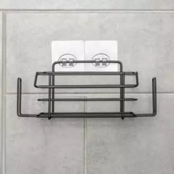 Полка на липучке, 241410 см, чёрная