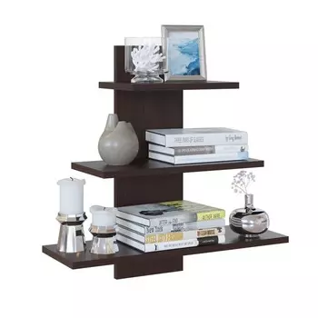 Полка настенная, 600 212 600 мм, цвет венге