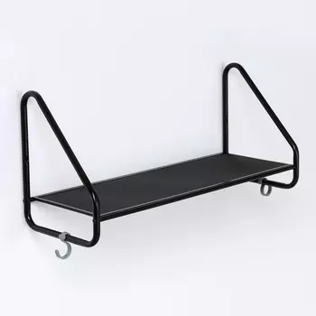 Полка настенная «Барселона 21», 6524,530 см, цвет чёрный