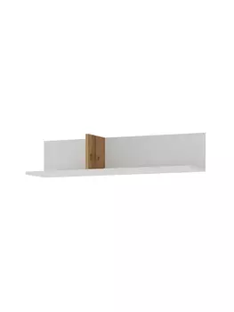 Полка настенная HYGGE, 922213180 мм, цвет белый/дуб вотан