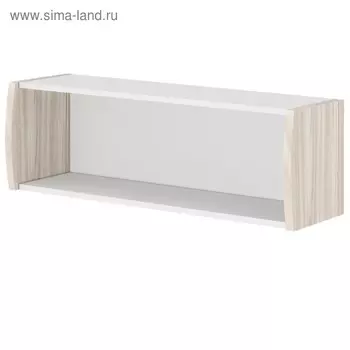 Полка навесная, 1000 290 320 мм, цвет карамель / белый