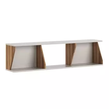 Полка навесная «Анри №6», 1350252342 мм, цвет авелано / велюр