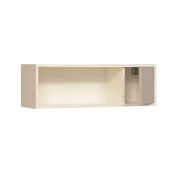 Полка навесная «Артис» 69.06, 910250285 мм, цвет белый / серый