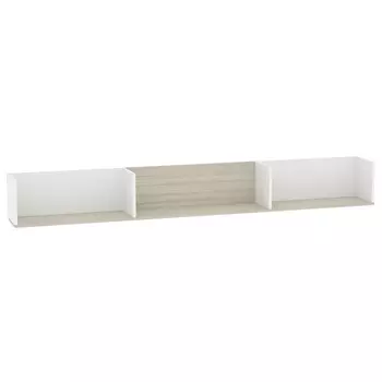 Полка настенная Aurelio 96, 2170250266 мм, цвет антрацит/блеквуд сатиновый