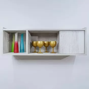 Полка настенная «Флекс 11», 900250300 мм, цвет дуб шавиниган