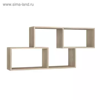 Полка навесная П-15 550х1200х200 Дуб Сонома