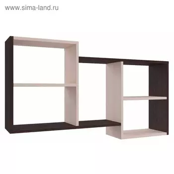 Полка навесная П-22 570х1020х190 Дуб выбеленный/Венге