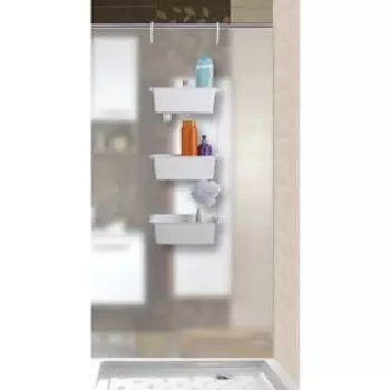 Полка подвесная для ванной, 10 28,8 см, цвет белый