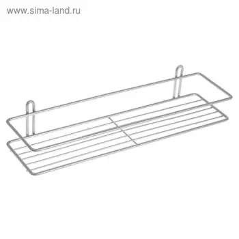 Полка прямоугольная, 1 ярус, Classic, 40107 см, цвет хром