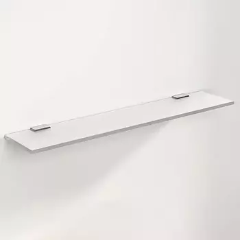 Полка прямая «Домино», 120600 мм, матовое стекло