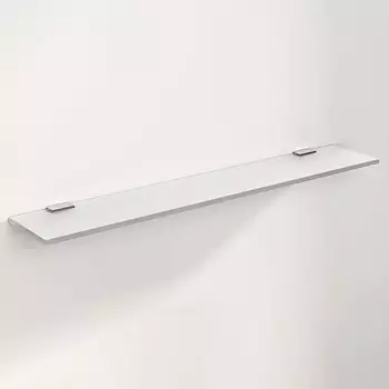 Полка прямая «Домино», 120700 мм, матовое стекло