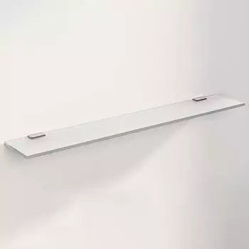 Полка стеклянная Домино, 12х75 см, матовая