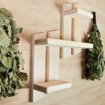 Полка "Ступенька" 11×45×64см, липа "Добропаровъ"