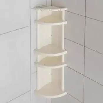 Полка угловая 2-х ярусная, сборная, 171780 см, МИКС